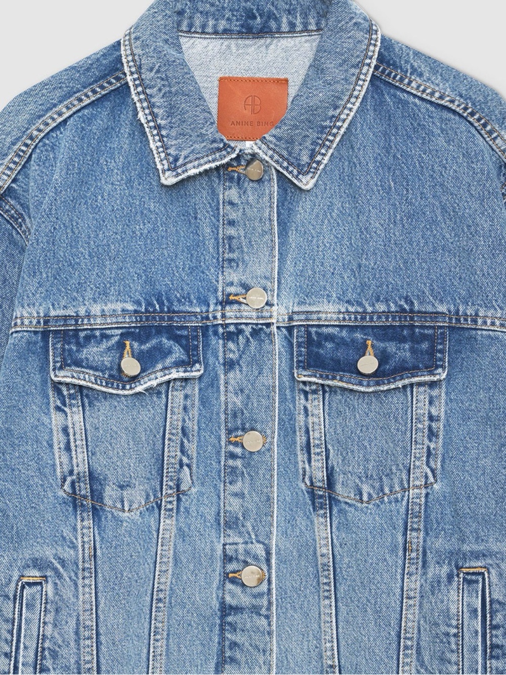 ANINE BING Rory Jacket – oversized vintage denim jacket. Size S - Picture 4 of 10